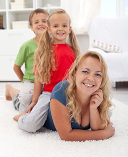 Carpet cleaning company in Oakville Ontario Steamworks steam cleaning for families